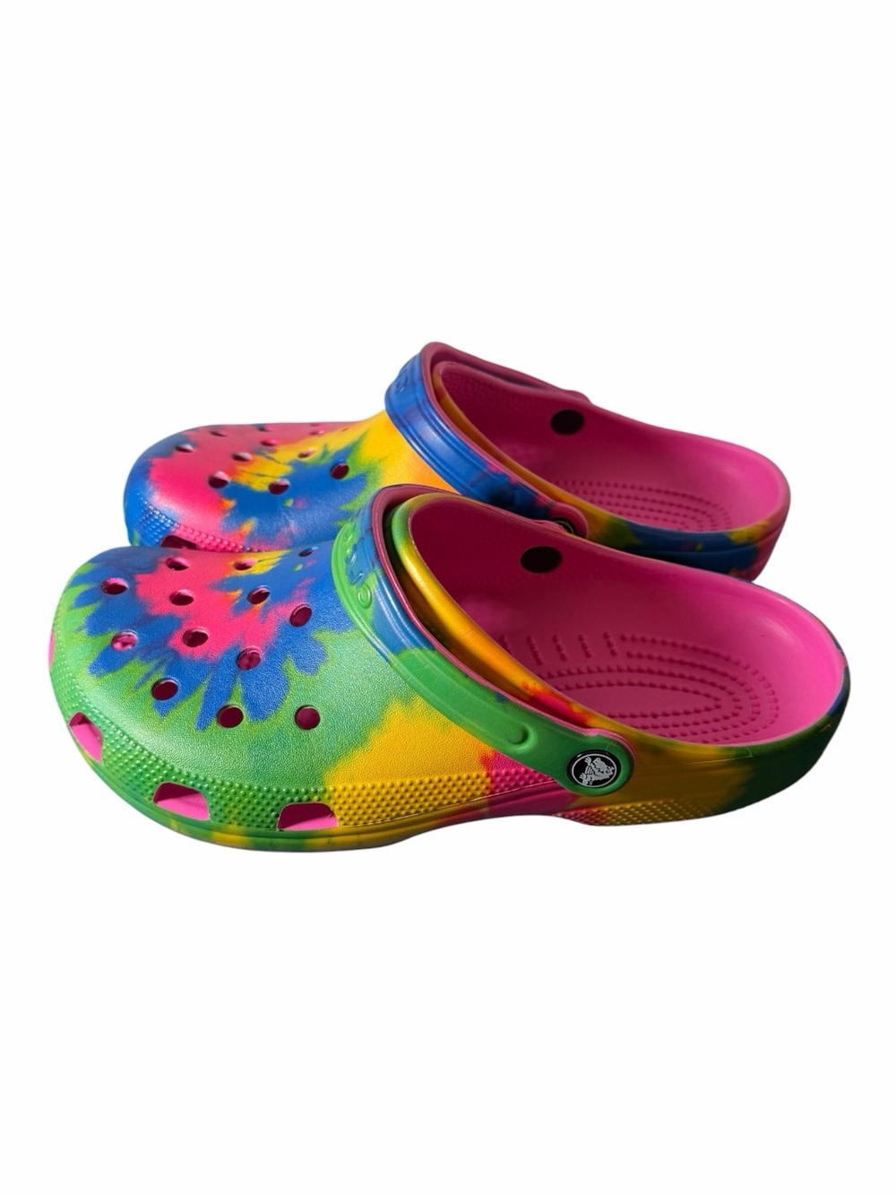 Tie-Dye Pink Lined unisex Clog/Crocs- Comfortable Slip-On